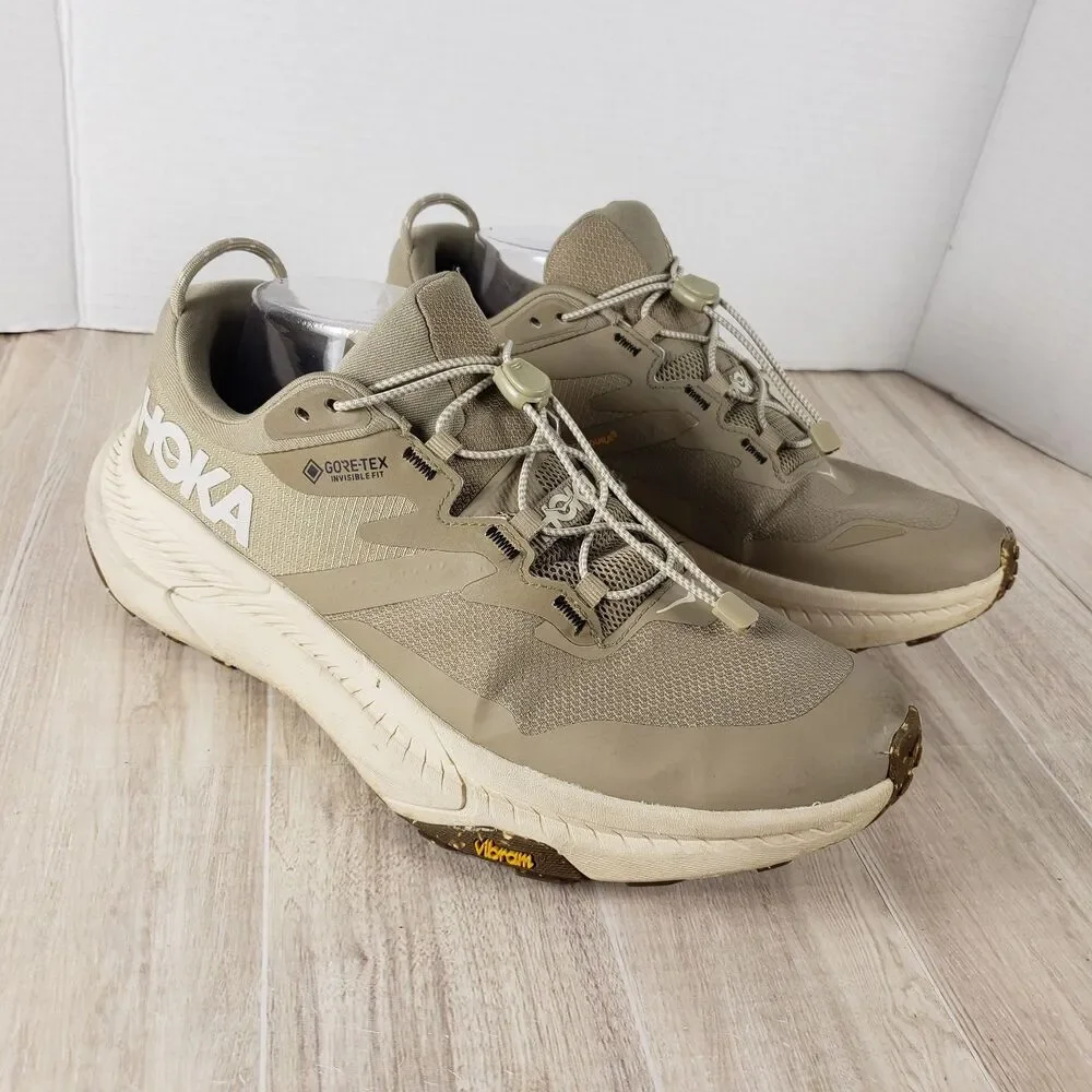 HOKA Transport GTX Women's Size 11B Dune Eggnog Waterproof Sneakers GORE-TEX
